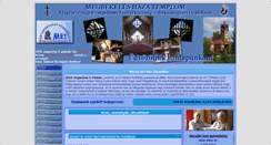 Desktop Screenshot of megbekelestemplom.hu